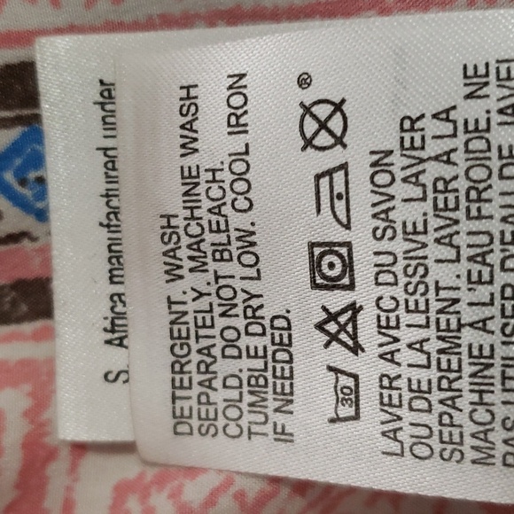 Roxy. Pink Multi-Colored Sundress; Front Zipper; Pleated Bodice. Size M. EUC - Picture 14 of 14